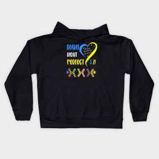 World Down Syndrome Day Awareness Socks Tee 21 March Kids Hoodie